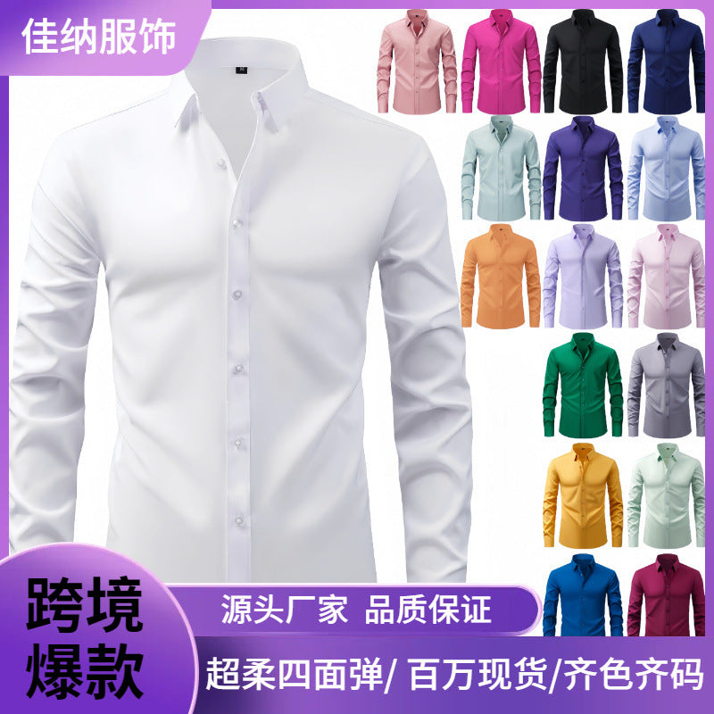 Paolo Slim-Fit Wrinkle-Resistant Shirt