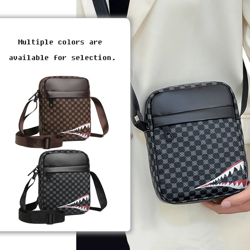 Shark Detail Utility Crossbody Bag