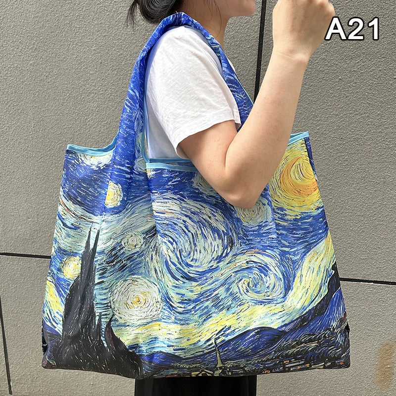 Minimalist Foldable Nylon Tote Bag