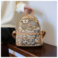 Retro Canvas Bear Backpack