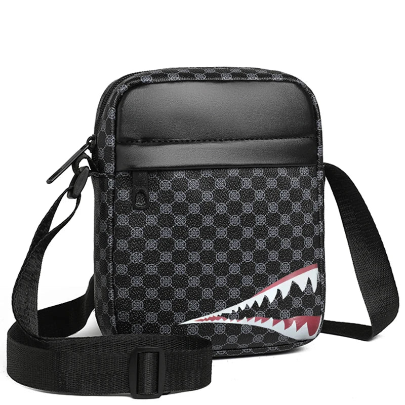 Shark Detail Utility Crossbody Bag