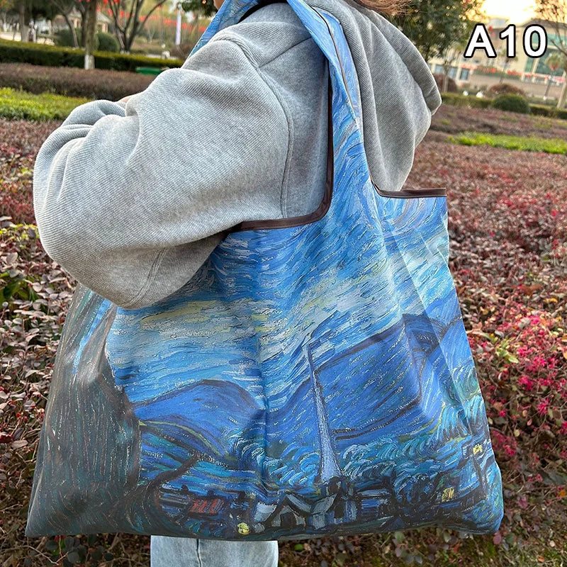 Minimalist Foldable Nylon Tote Bag