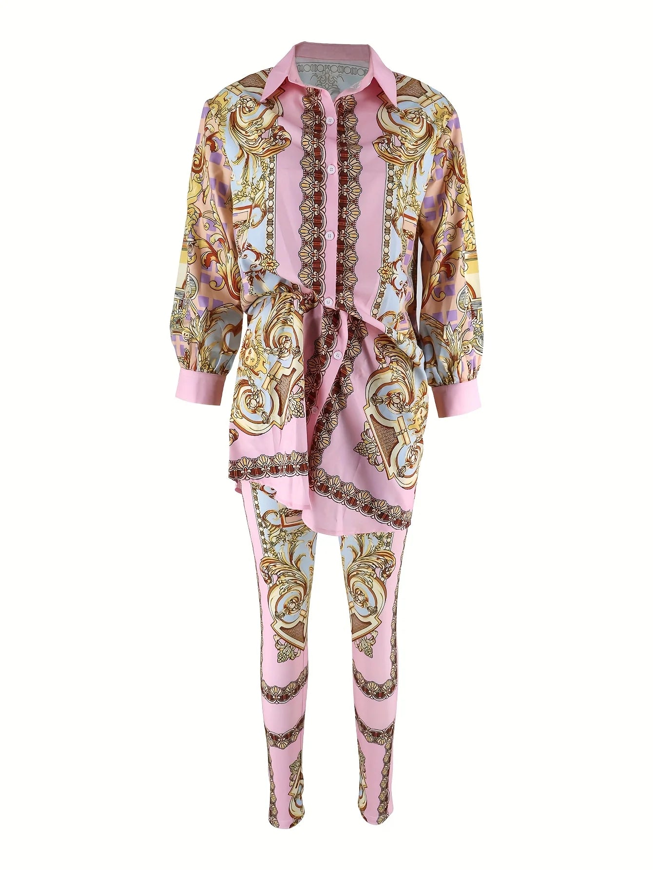 Athena Ornate Print Loungewear Set