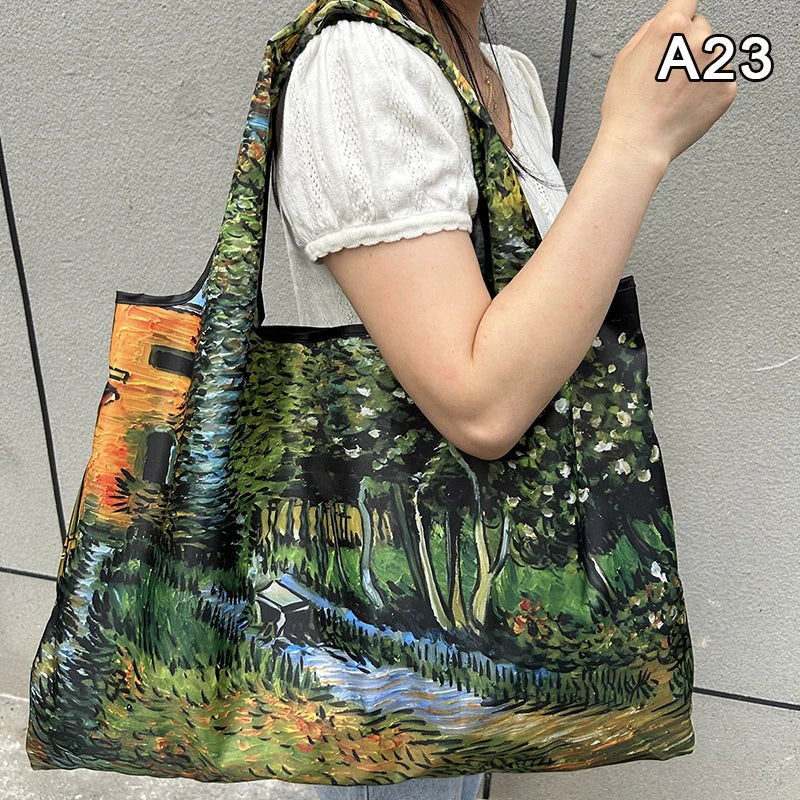 Minimalist Foldable Nylon Tote Bag