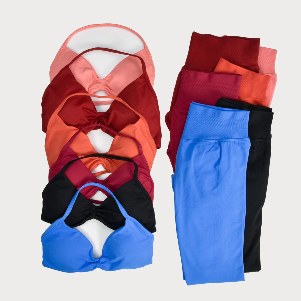 Aura Seamless Yoga & Shorts Set