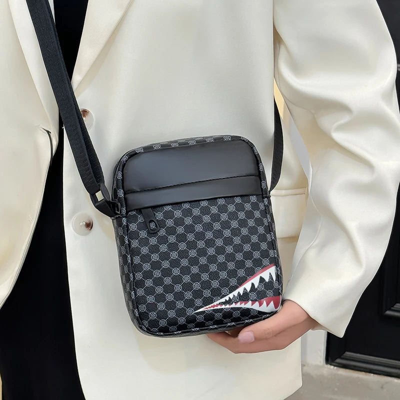 Shark Detail Utility Crossbody Bag