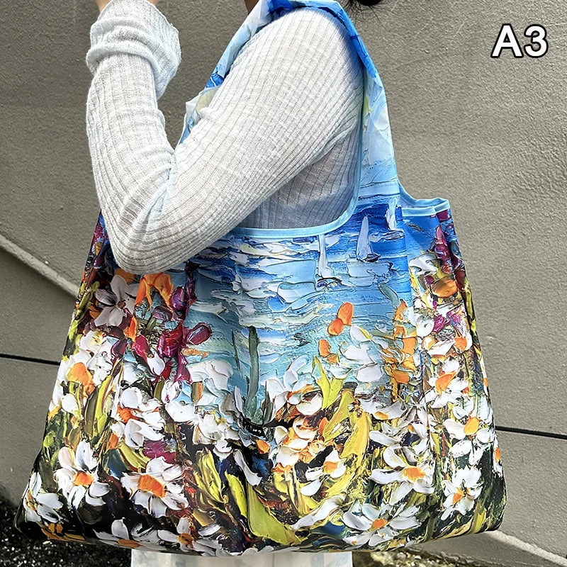 Minimalist Foldable Nylon Tote Bag