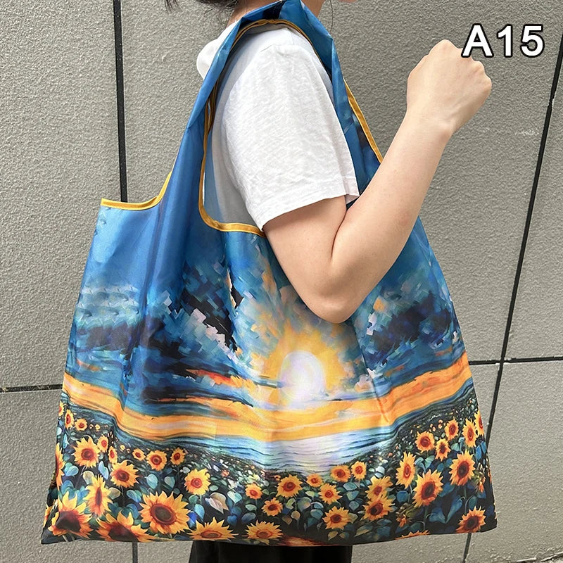 Minimalist Foldable Nylon Tote Bag