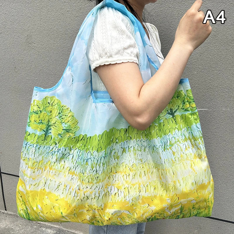 Minimalist Foldable Nylon Tote Bag