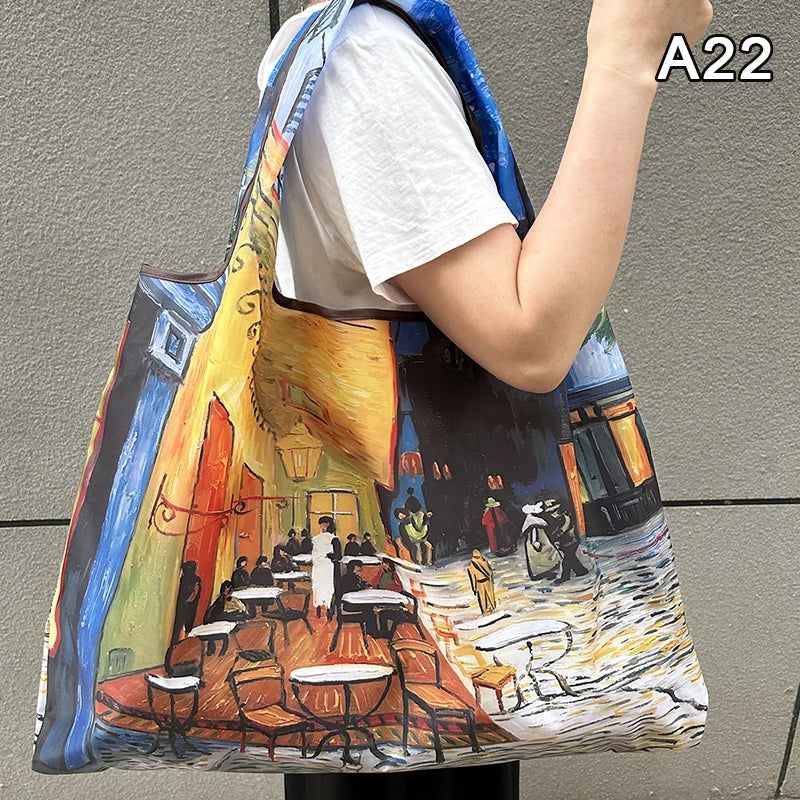 Minimalist Foldable Nylon Tote Bag