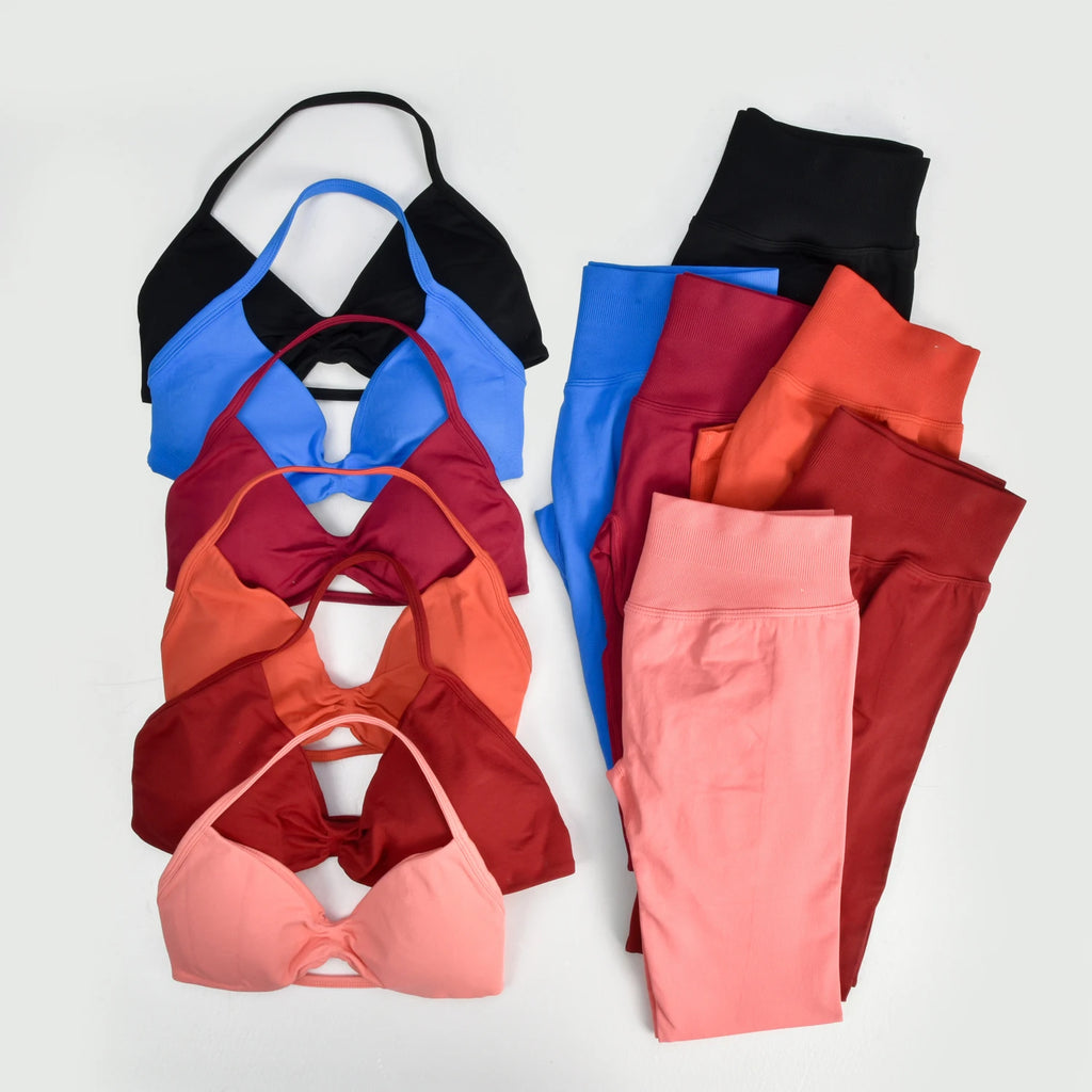 Aura Seamless Yoga & Shorts Set