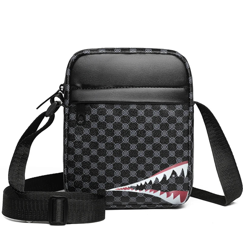 Shark Detail Utility Crossbody Bag