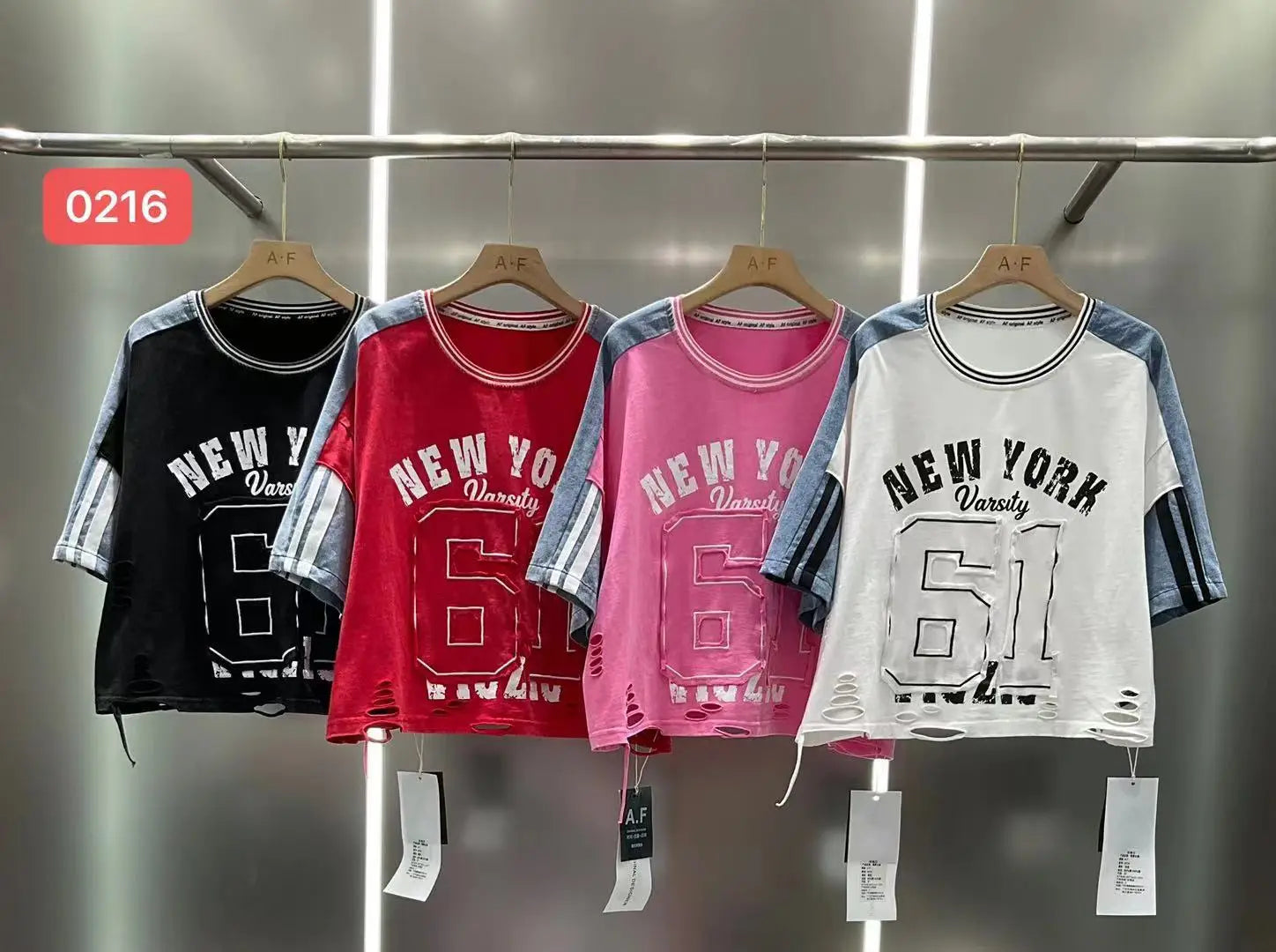 Nova Graffiti Denim Spliced Set