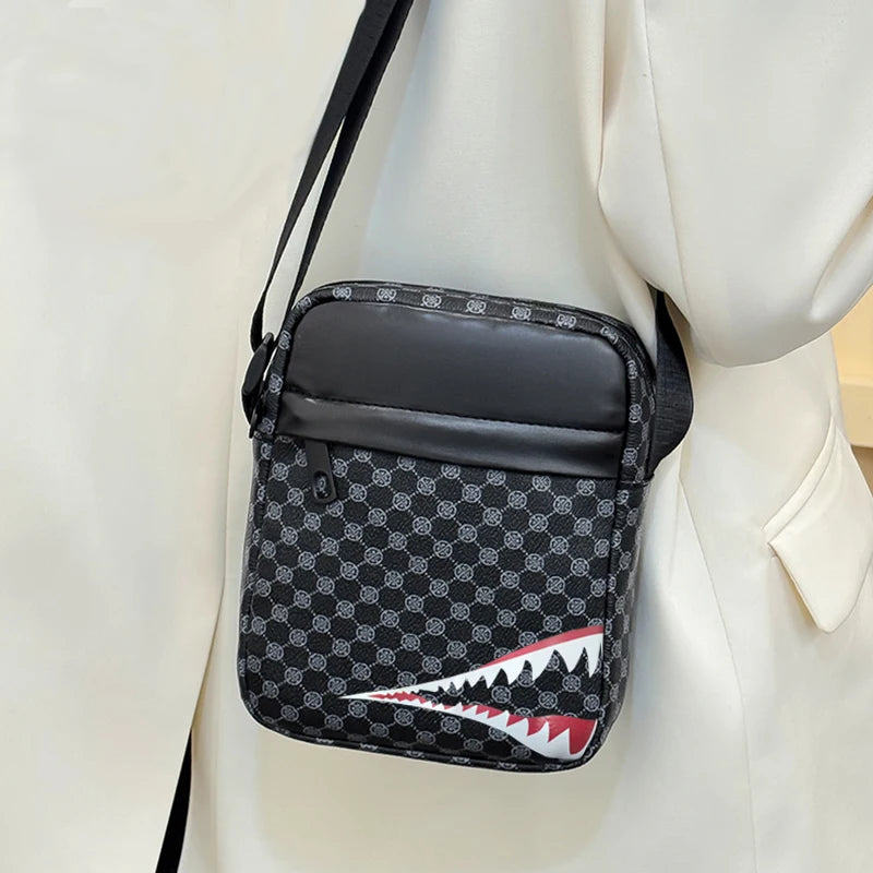Shark Detail Utility Crossbody Bag
