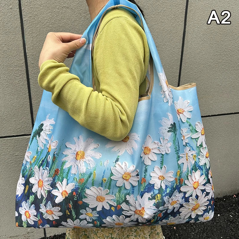 Minimalist Foldable Nylon Tote Bag